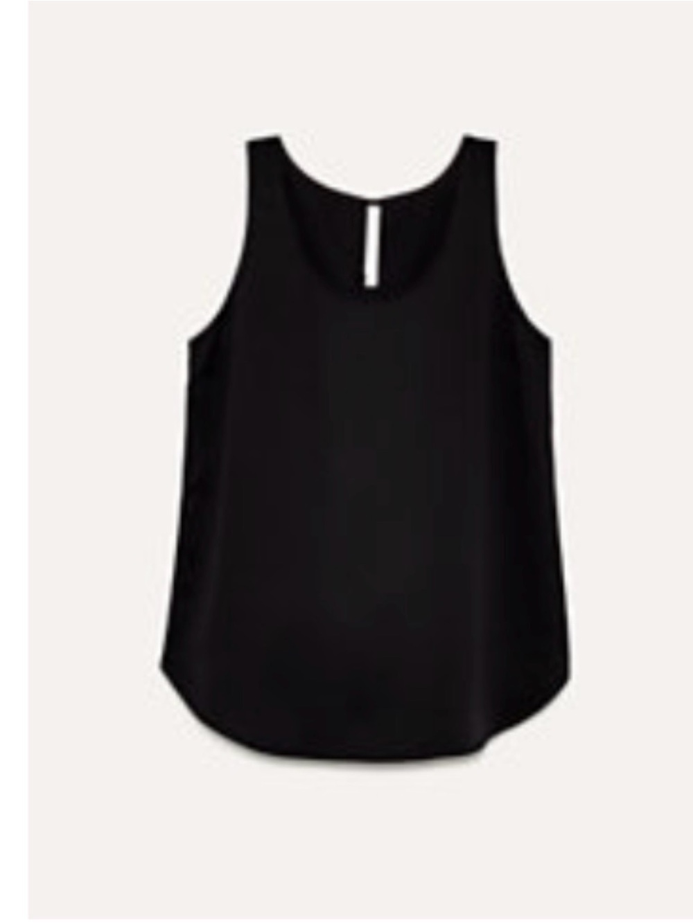 NWT The Group by Babaton "Audrey" 100% Lyocell Tank Top – Black – Size Small